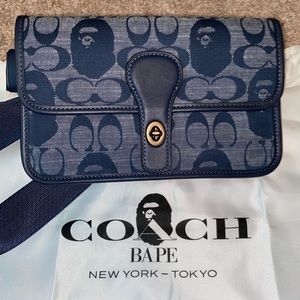 Bape X Coach Turnlock Tab Belt Bag (Crossbody)